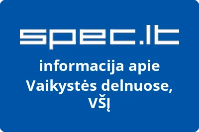 Vaikystės delnuose, VŠĮ | spec.lt