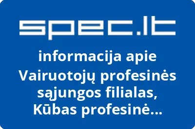 Vairuotojų profesinės sąjungos filialas, Kūbas profesinė sąjunga, UAB