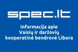 Vaisių ir daržovių kooperatinė bendrovė Libora iliustracija