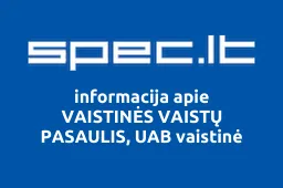 VAISTINĖS VAISTŲ PASAULIS, UAB vaistinė | spec.lt
