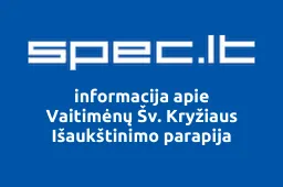 Vaitimėnų Šv. Kryžiaus Išaukštinimo parapija | spec.lt