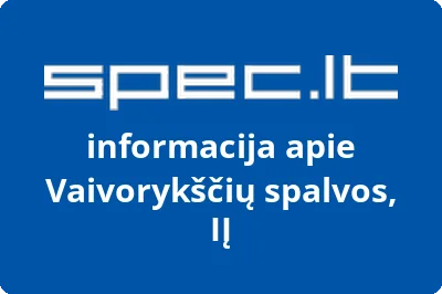 Vaivorykščių spalvos, IĮ | spec.lt