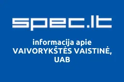 VAIVORYKŠTĖS VAISTINĖ, UAB | spec.lt