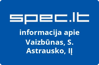 Vaizbūnas, S. Astrausko, IĮ