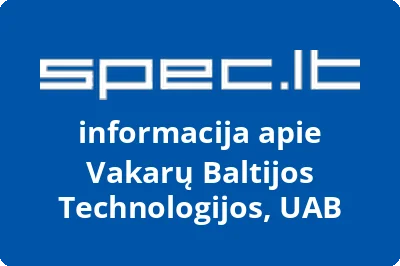 VAKARŲ BALTIJOS TECHNOLOGIJOS, UAB