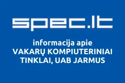 VAKARŲ KOMPIUTERINIAI TINKLAI, UAB JARMUS iliustracija