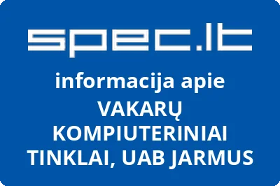 VAKARŲ KOMPIUTERINIAI TINKLAI, UAB JARMUS