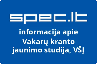 Vakarų kranto jaunimo studija, VŠĮ