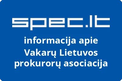 Vakarų Lietuvos prokurorų asociacija