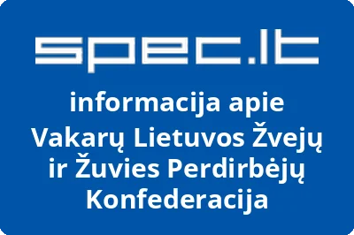 Vakarų Lietuvos Žvejų ir Žuvies Perdirbėjų Konfederacija