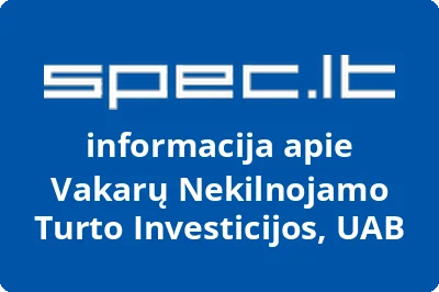 Vakarų Nekilnojamo Turto Investicijos, UAB