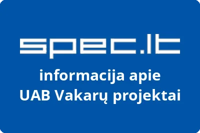 Vakarų projektai, UAB | spec.lt