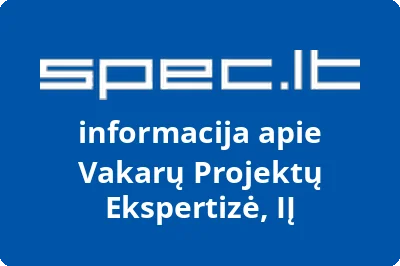 Vakarų Projektų Ekspertizė, IĮ