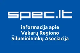 Vakarų Regiono Šiluminininkų Asociacija | spec.lt