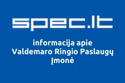 Valdemaro Ringio Paslaugų Įmonė | spec.lt