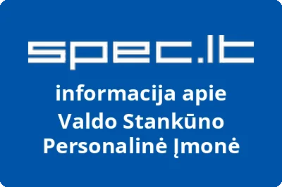 Valdo Stankūno Personalinė Įmonė