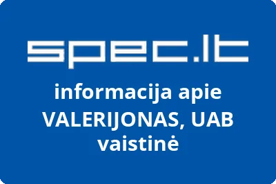 VALERIJONAS, UAB vaistinė