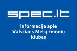 Valsčiaus Metų žmonių klubas | spec.lt