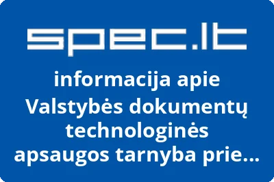 Valstybės dokumentų technologinės apsaugos tarnyba prie Finansų ministerijos