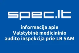 Valstybinė medicininio audito inspekcija prie LR SAM | spec.lt