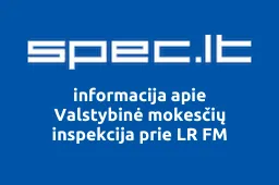Valstybinė mokesčių inspekcija prie LR FM iliustracija