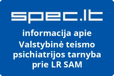 Valstybinė teismo psichiatrijos tarnyba prie LR SAM