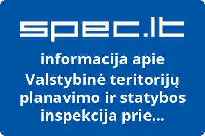 Valstybinė teritorijų planavimo ir statybos inspekcija prie Aplinkos ministerijos