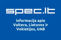 Valtera, Lietuvos ir Vokietijos, UAB | spec.lt