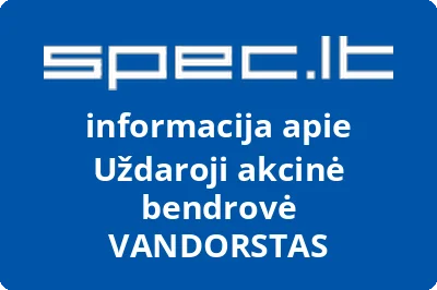VANDORSTAS, UAB