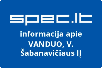 VANDUO, V. Šabanavičiaus, IĮ