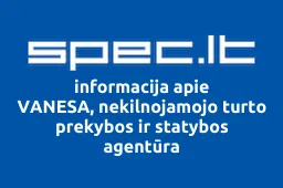 VANESA, nekilnojamojo turto prekybos ir statybos agentūra | spec.lt
