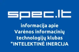 Varėnos informacinių technologijų klubas "INTELEKTINĖ INERCIJA