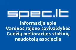 Varėnos rajono savivaldybės Gudžių melioracijos statinių naudotojų asociacija iliustracija