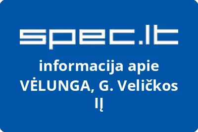 G. Veličkos individuali įmonė VELUNGA