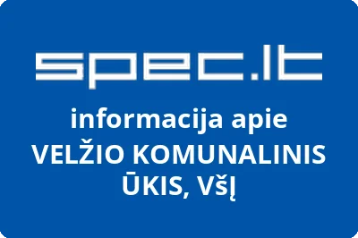 Velžio komunalinis ūkis, VŠĮ