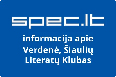 Šiaulių literatų klubas Verdenė