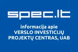 VERSLO INVESTICIJŲ PROJEKTŲ CENTRAS, UAB iliustracija