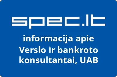 Verslo ir bankroto konsultantai, UAB