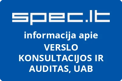 Verslo konsultacijos ir auditas, UAB
