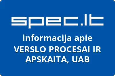 Verslo procesai ir apskaita, UAB