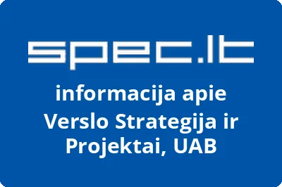 Verslo Strategija ir Projektai, UAB