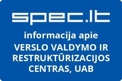 Verslo valdymo ir restruktūrizacijos centras, UAB