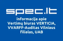Vertimų biuras VERTICIA, VVARFF-Auditas Vilniaus filialas, UAB | spec.lt