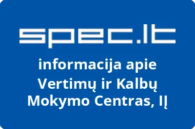 Vertimų ir kalbų mokymo centras, IĮ