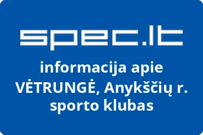 Anykščių rajono sporto klubas Vėtrungė