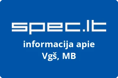 Vgš, MB | spec.lt