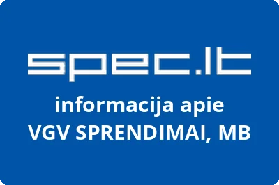 VGV SPRENDIMAI, MB