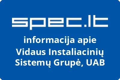 Vidaus instaliacinių sistemų grupė, UAB