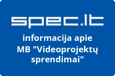 Videoprojektų sprendimai, MB | spec.lt