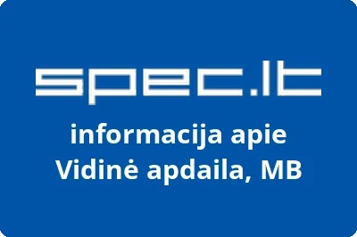 Vidinė apdaila, MB | spec.lt